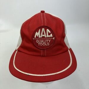 MAC Quality Tools Patch Trucker Snapback Hat Cap Usa Made 🇺🇸 70s 80s Vintage